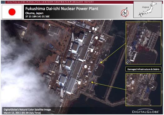 Nổ lần thứ ba ở nhà máy điện hạt nhân Nhật