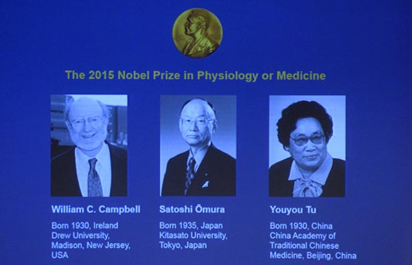 Nobel Y học 2015 dành cho nhà nghiên cứu chống ký sinh trùng