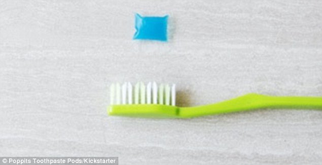 Ống kem đánh răng sẽ bị thay bởi loại vỏ hòa tan trong miệng