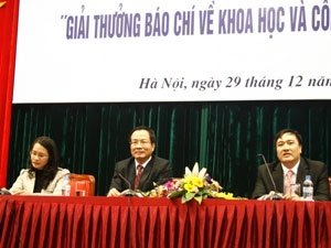 Phát động giải báo chí khoa học công nghệ 2012