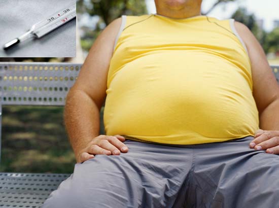 Phát hiện béo phì có quan hệ với nhiệt độ cơ thể