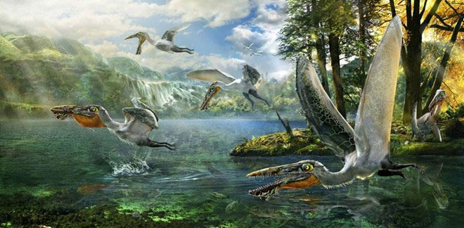 Phát hiện hóa thạch thằn lằn bay bí ẩn ở Trung Quốc