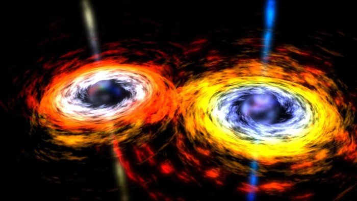 Phát hiện lỗ đen siêu lớn đang phun vật chất