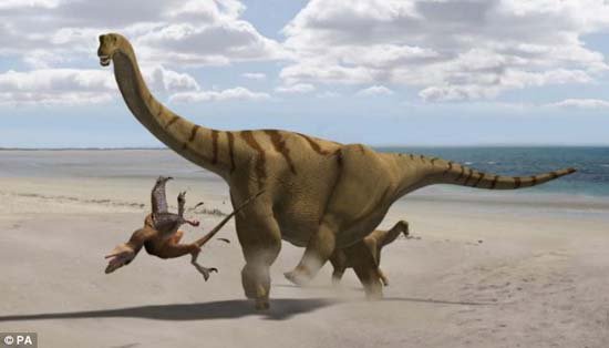 Phát hiện loài khủng long khổng lồ mới