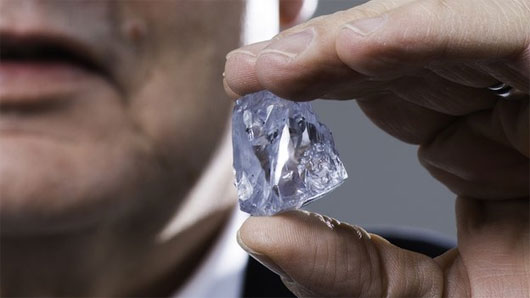Phát hiện viên kim cương xanh siêu khủng