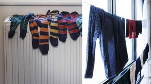 Phơi quần áo trong nhà đe dọa sức khỏe gia chủ