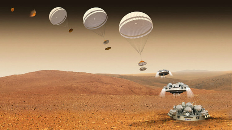 Robot đổ bộ sao Hỏa mất liên lạc với Trái Đất