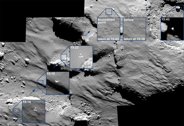 Robot Philae phát hiện dấu hiệu sự sống trên sao chổi