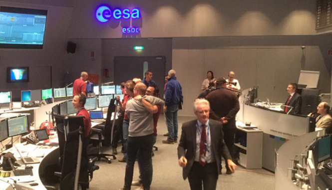 Robot Schiaparelli của châu Âu đáp thành công xuống sao Hỏa