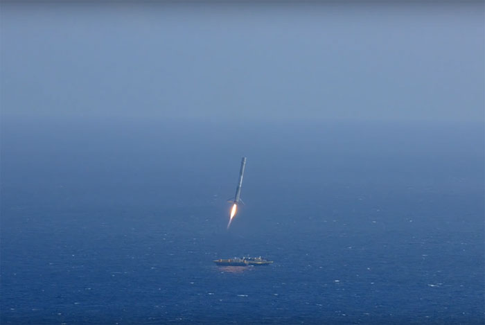 SpaceX sẽ tiếp tục hạ cánh tên lửa trên biển vào ngày 17/1