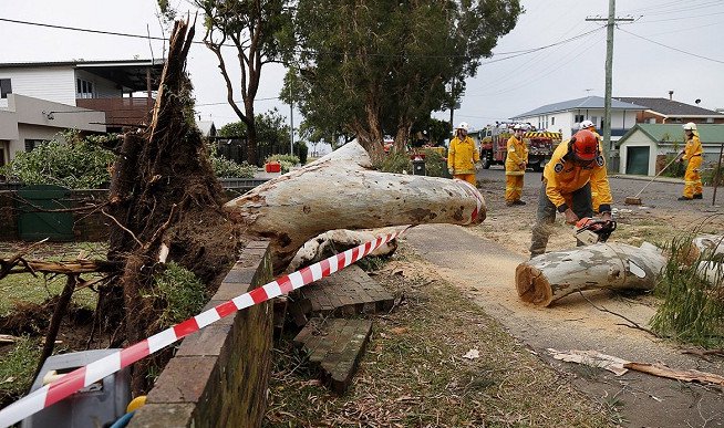 Sydney hoang tàn sau lốc kèm mưa đá to bằng quả bóng