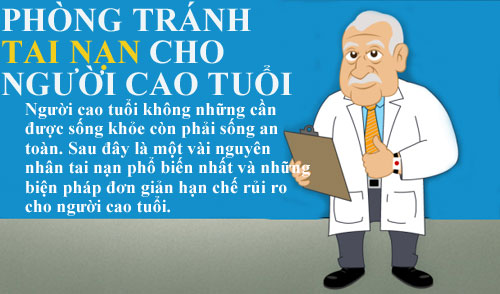 Tai nạn hay gặp ở người có tuổi