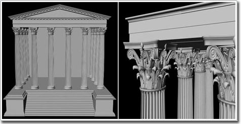 Tái tạo ngôi đền đầu tiên của La Mã bằng kỹ thuật số