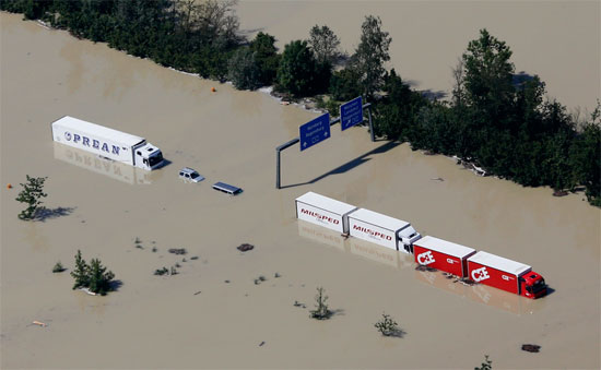 Tần số lũ lụt sẽ ngày càng tăng do biến đổi khí hậu