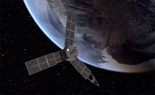 Tàu thăm dò sao Mộc Juno bay sát Trái đất