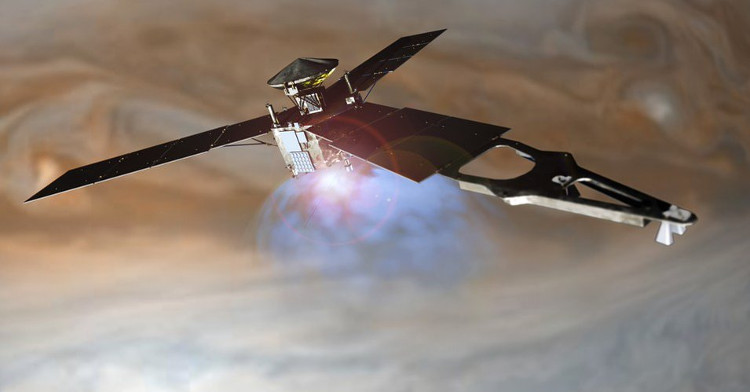 Tàu thăm dò tỷ đô của NASA bắt đầu rơi tự do xuống sao Mộc