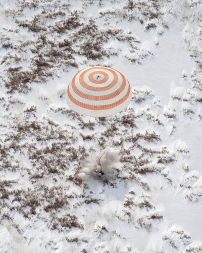 Tàu vũ trụ Soyuz trở về trái đất