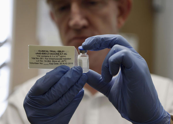 Thử nghiệm thành công vắc xin phòng Ebola