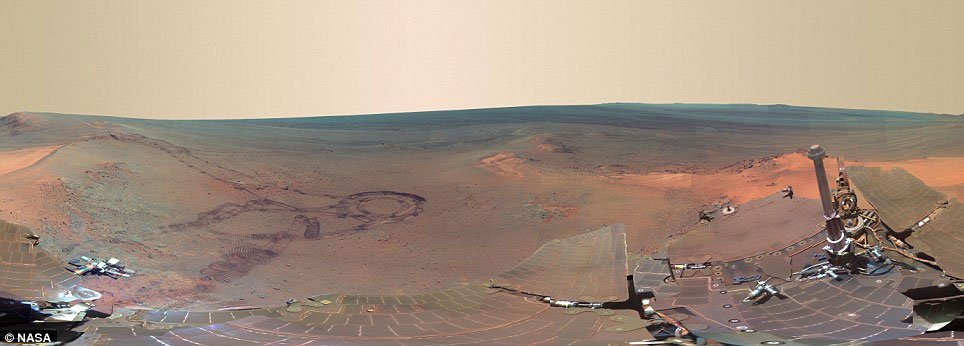 Toàn cảnh bề mặt sao Hỏa từ tàu vũ trụ Opportunity