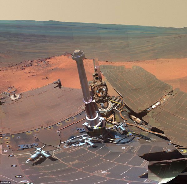 Toàn cảnh bề mặt sao Hỏa từ tàu vũ trụ Opportunity