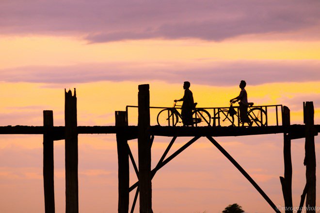 U Bein - Cây cầu gỗ lâu đời và dài nhất thế giới