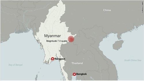 Việt Nam chịu dư chấn động đất mạnh cấp 5-6