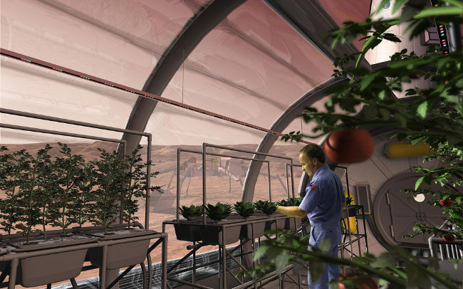 Vườn sao Hỏa - Martian Gardens giúp nhà khoa học tìm ra cách trồng rau trên sao Hỏa