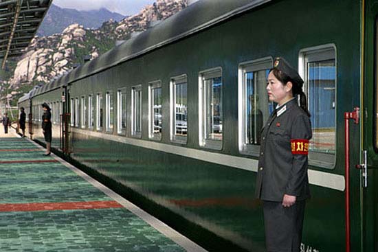 Xe lửa của Chủ tịch Kim có thể tàng hình
