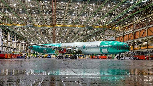 Boeing hé lộ máy bay phản lực hai động cơ lớn nhất thế giới