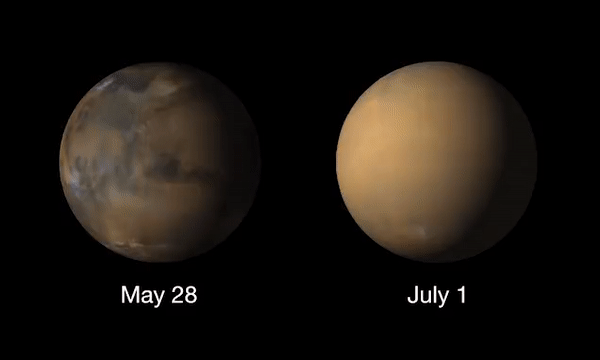Diện mạo sao Hỏa bất ngờ biến đổi hoàn toàn sau cơn bão bụi