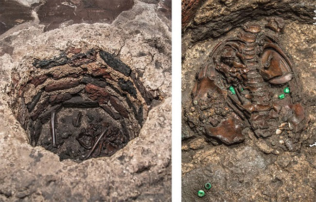 Mexico tìm thấy xác đứa trẻ dùng tế thần ở đền Aztec cổ đại