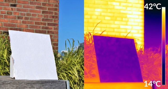 Sơn phản chiếu có thể giữ cho các tòa nhà phơi nắng mát mẻ
