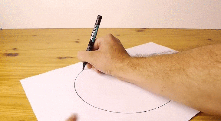 Tại sao vẽ đường tròn hoàn hảo bằng tay lại là việc cực kì khó?