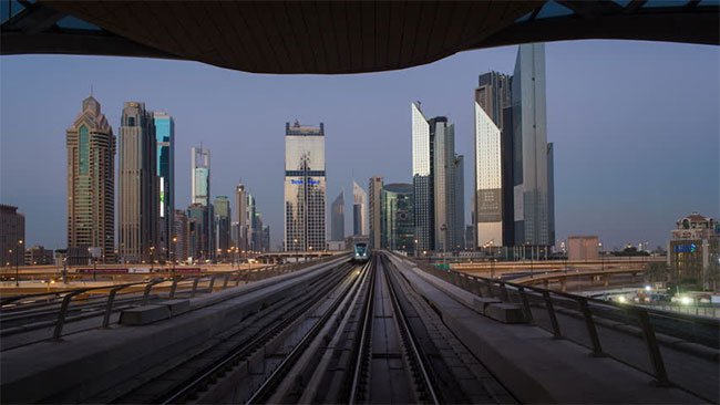 Tàu đô thị không người lái của Dubai