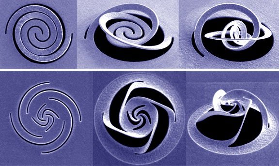 Thiết bị quang học kích cỡ nano lấy cảm hứng từ nghệ thuật kirigami