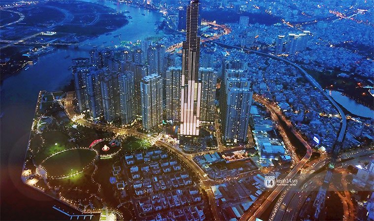 Toàn cảnh Landmark 81 - toà nhà cao nhất Việt Nam ngay trước ngày đi vào hoạt động