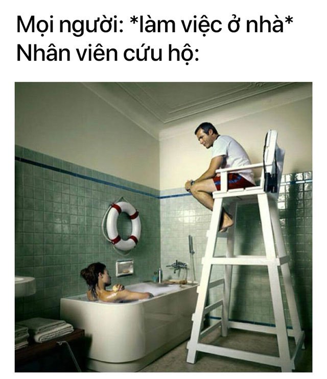 1001 viễn cảnh hài hước khi tất cả các ngành nghề phải làm việc tại nhà