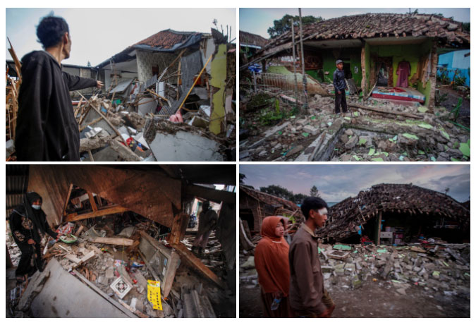 162 người chết trong động đất thảm khốc ở Indonesia