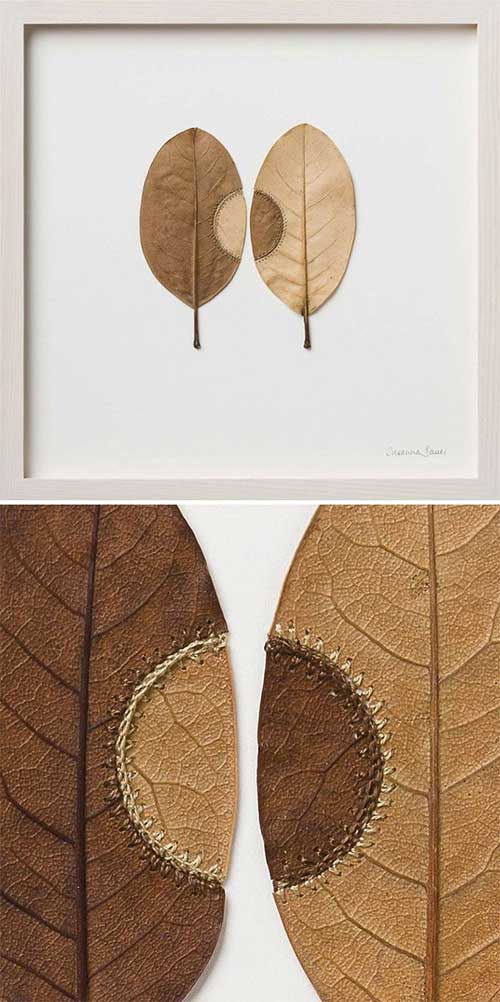 23 tác phẩm độc đáo cho thấy lá cây cũng có thể trở thành tuyệt tác nghệ thuật