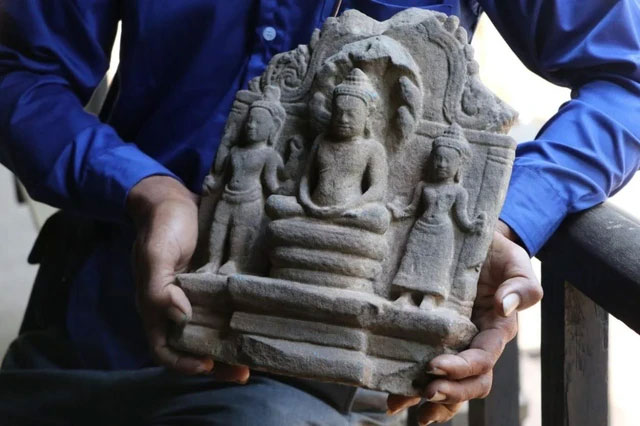 6 báu vật sa thạch lộ diện ở nơi bất ngờ ở Campuchia