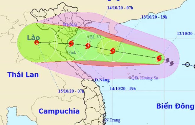 Áp thấp nhiệt đới mạnh lên thành bão số 7 -  Cơn bão Nangka