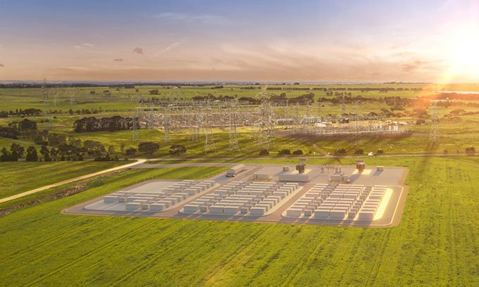 Australia phát triển siêu pin 300 megawatt