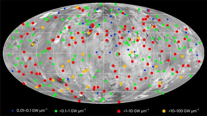 Bản đồ mới cho thấy núi lửa làm loạn trên Mặt trăng bùng nổ nhất Hệ Mặt trời