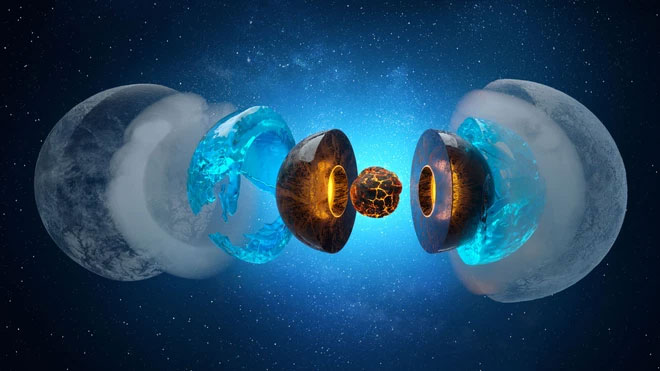 Băng siêu ion vừa đen vừa nóng: Trạng thái kỳ lạ của nước có thể tồn tại trong lõi của một hành tinh