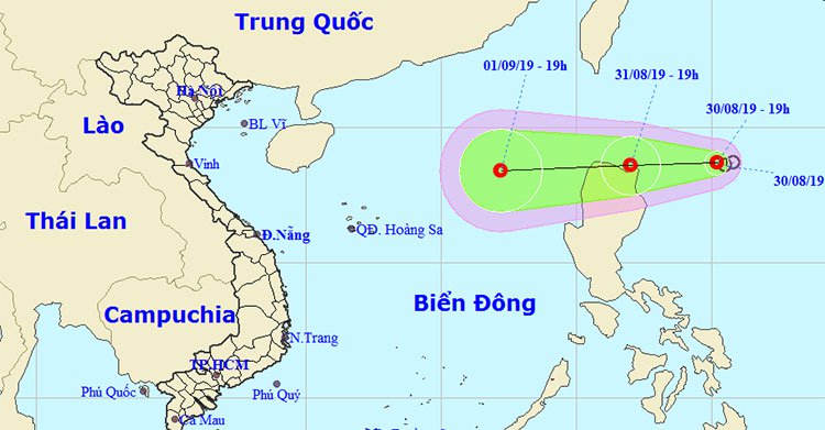 Bão số 4 vừa suy yếu, lại xuất hiện áp thấp nhiệt đới hướng vào biển Đông