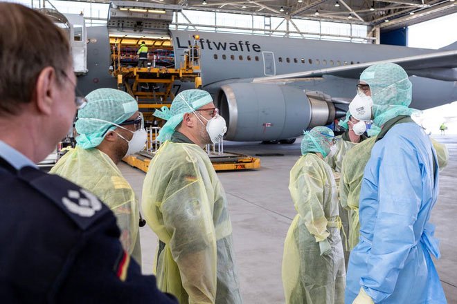 Bên trong “bệnh viện bay” Airbus A310 của quân đội Đức