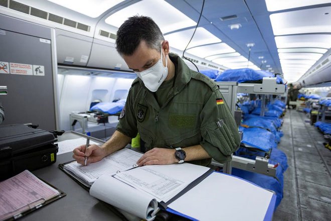 Bên trong “bệnh viện bay” Airbus A310 của quân đội Đức