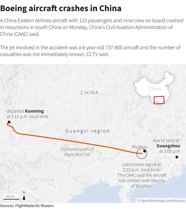 Bí ẩn máy bay rơi thẳng đứng tại Trung Quốc: Giới chuyên gia cũng khó giải thích