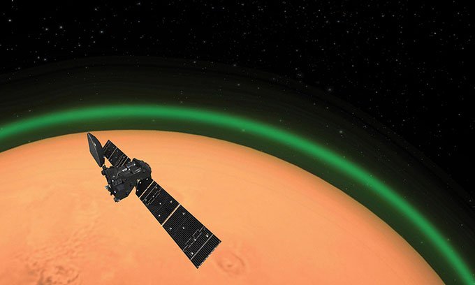 Bí ẩn về dải sáng xanh trên sao Hỏa