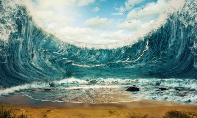 Biến đổi khí hậu có thể tạo ra siêu sóng thần